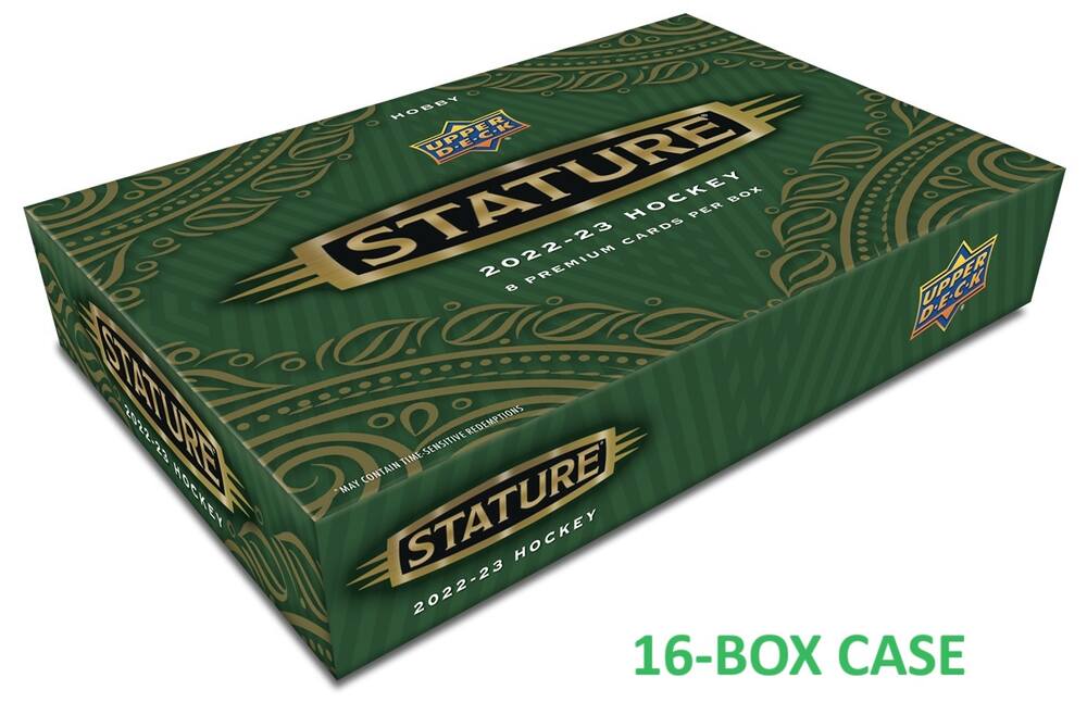 2022-23 Upper Deck Stature Hockey Hobby 16-Box CASE